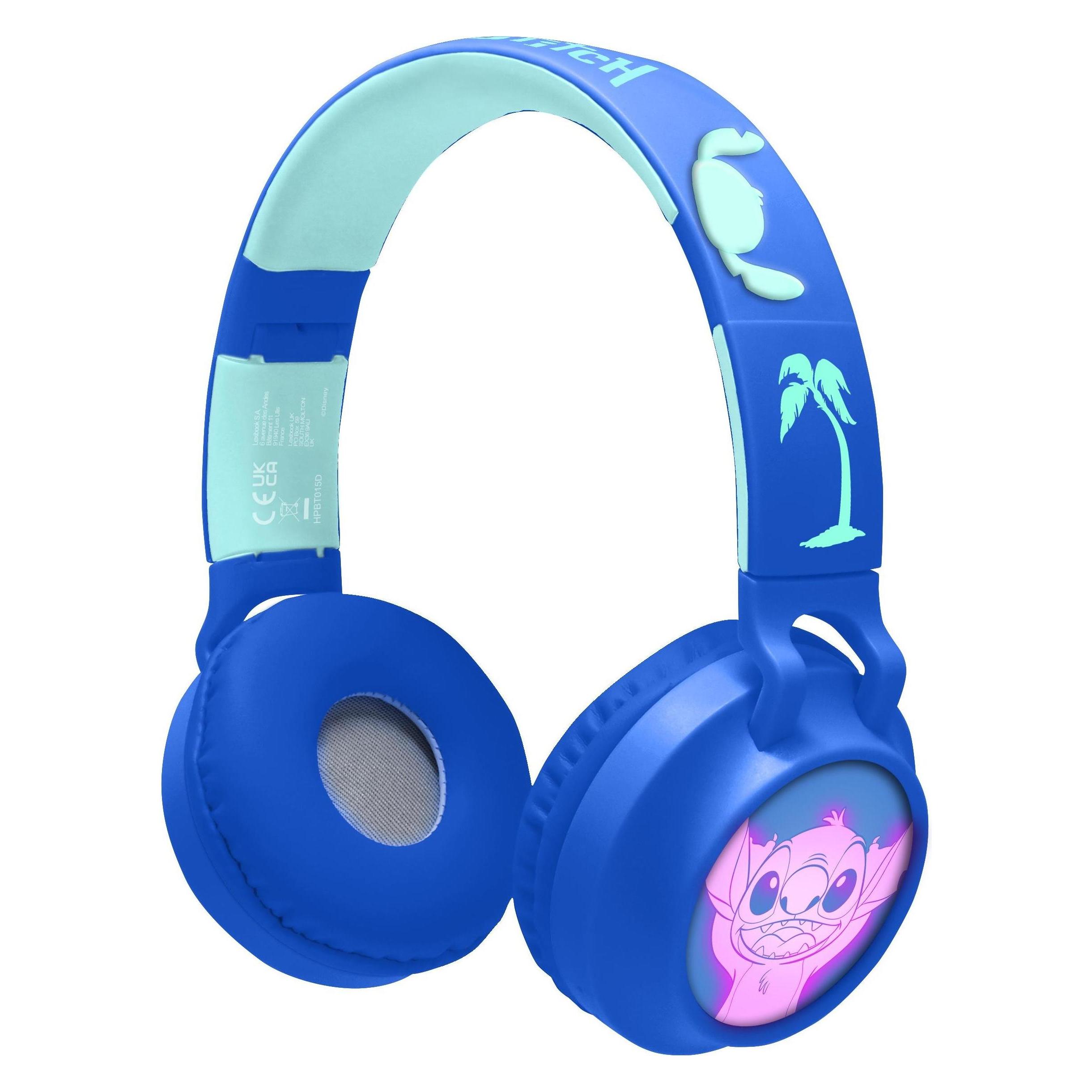 Lexibook Stitch Rechargeable headphones with lights (HPBT015D) (HPBT015D)