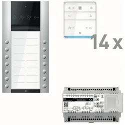 TCS PAAF142/007 audio:pack PRO 14WE Außenst. ASA 14T AP 14x Freisprecher ISW6010 Steuergerät PAAF142007