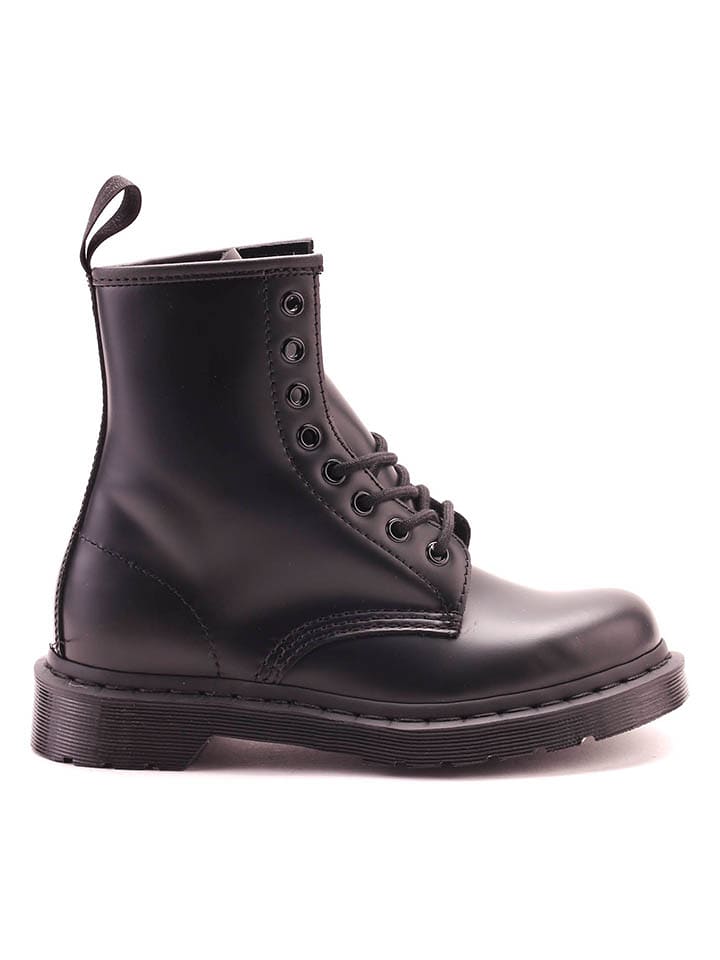 Dr. Martens Leder-Boots in Schwarz - 36