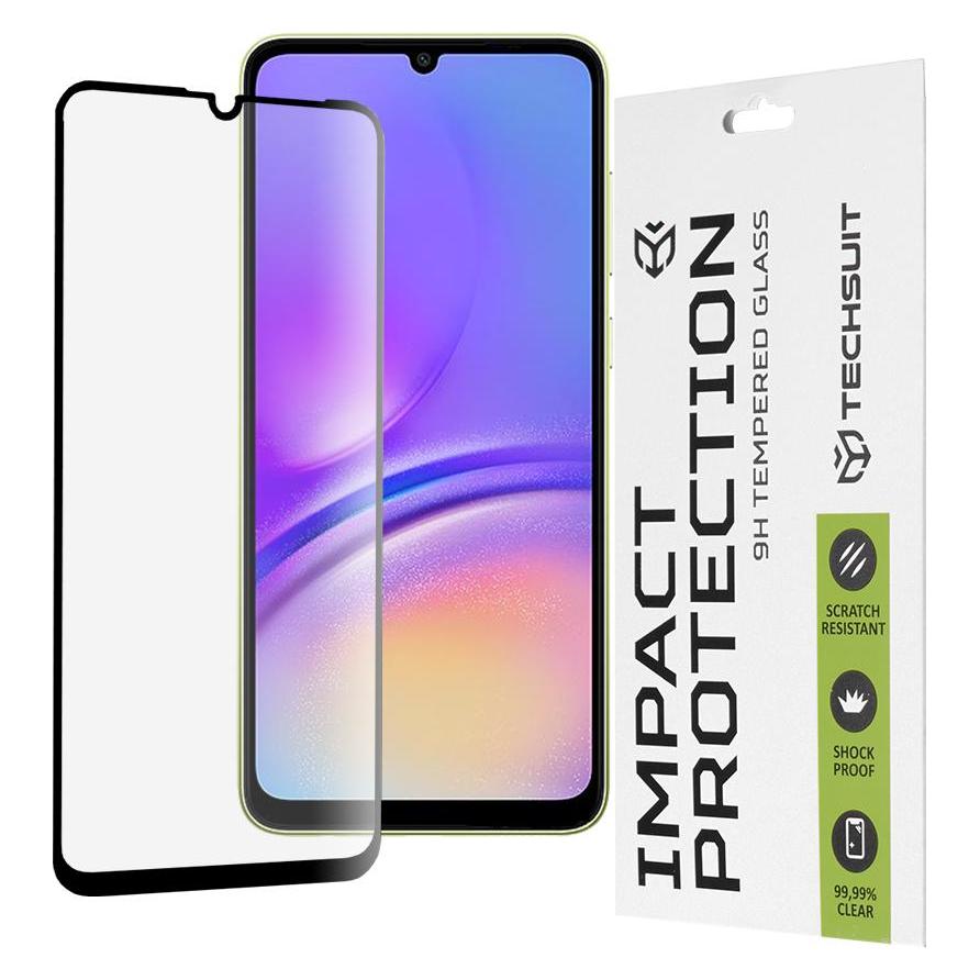 Techsuit - 111D Full Cover / Full Glue Glass - Samsung Galaxy A05 / A05s - Black (Samsung Galaxy A05, Samsung Galaxy A05s) (56344288)