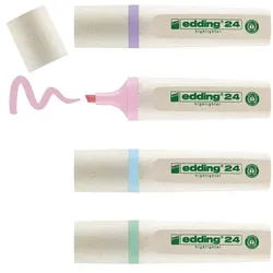 Edding 4er-Set Textmarker »24 Pastell« grün