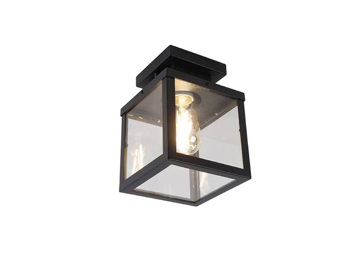 Plafonnier d'extérieur intelligent industriel noir avec Wifi ST64