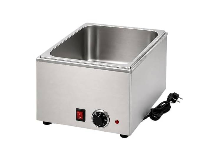 Bain-Marie Électrique Professionnel sans Robinet de Vidange – GN 1/1 – 1200 W