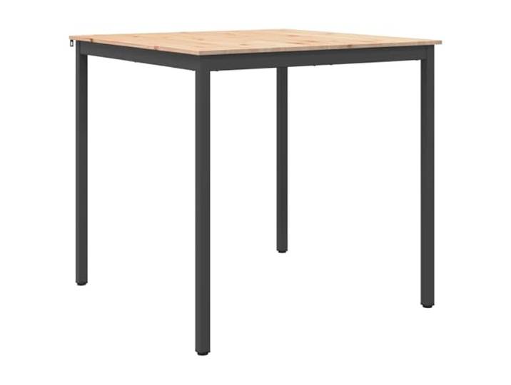 HAQWRDQSG Bartisch Massivholz Kiefer Stehtisch Metallbeine 110x110x105 cm Quadratischer Bistro-Stehtisch aus Kiefernholz mit stabilen Metallbeinen für Küche, Esszimmer und Barbereich drinnen.