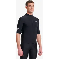 Velo Full-zip Cycling Jersey Herren Black, Größe:S - Herren > Oberteile > Trainings-shirts - Schwarz