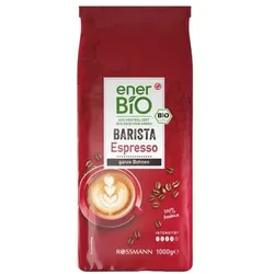 enerBIO Bio Espresso »Barista» ganze Bohnen 1kg braun