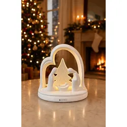 Krippe Santo Natale LED oval