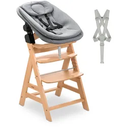 Hauck Hochstuhl Alpha+ inkl. Newborn Set Pro, natur