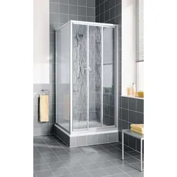 Kermi Nova 2000 U-Kabine mit Gleittür 3-tlg - Duschkabine