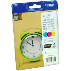 Brother, Druckerpatrone, LC-125XL (C, M, Y)