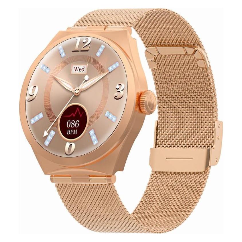 Gravity Smartwatch Smartwatch Różowe Złoto GT25-1 (40 mm, Kunststoff, Rose Gold, ohne SIM) (GT25-1)