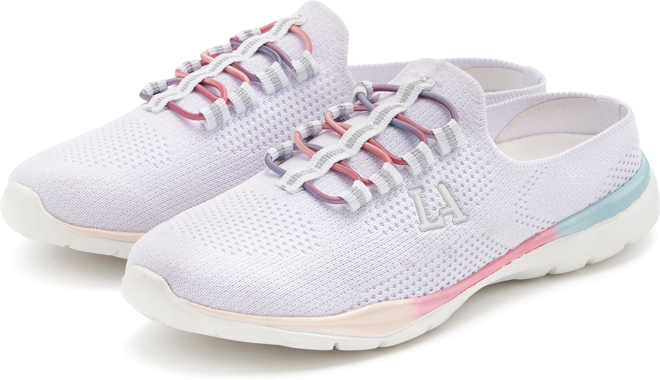 Sneaker LASCANA ACTIVE "Slip-On-Sneaker", Damen, Gr. 39, bunt (weiß, multi), Obermaterial: 100% Textilmaterial. Decksohle: 100% Textilmaterial. Futter: 100% Textilmaterial. Laufsohle: 100% Synthetik, unifarben, Basic, Schuhe Sneaker, zum Reinschlüpfen, ul