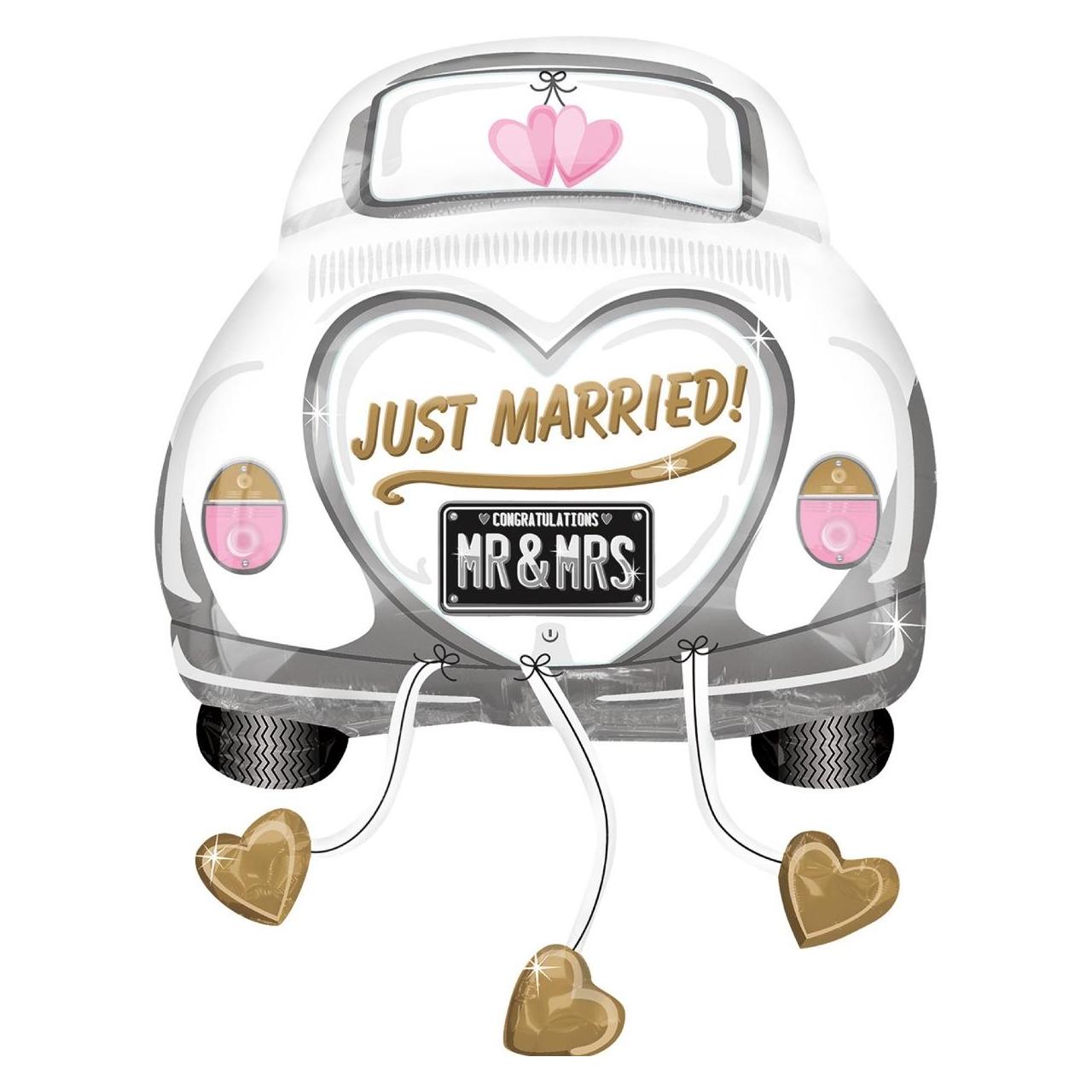 Amscan Just Married (1x) (4358475)