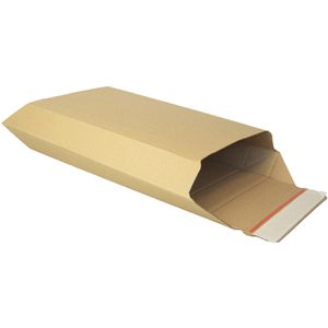 laio Versandtaschen Green Box Koverto Bruna 124267, braun, A4+, ohne Fenster, haftklebend, aus Karton, 25 Stück