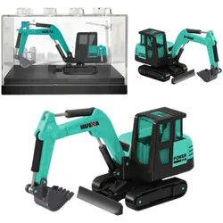 Metall-Raupenbagger Sammlermodell Huina Grün 1:80