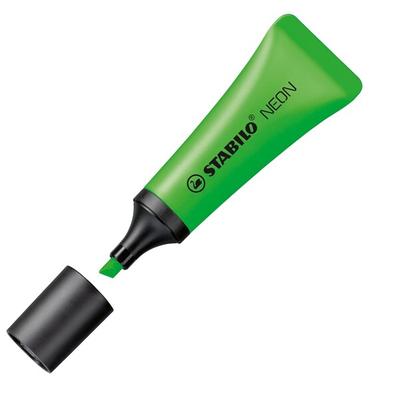 Textmarker Stabilo NEON, grün, Strichstärke: 2-5mm, im Tubendesign