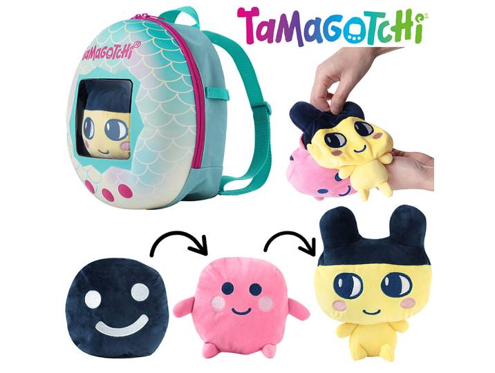 Tamagotchi Sac à dos et sa peluche 3-en-1