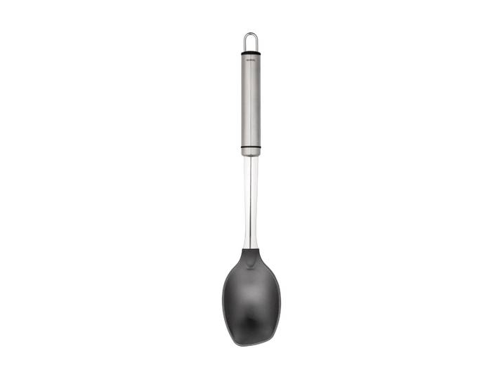Heirol Cuillère de service tête en nylon Steely Heirol Noir-acier inoxydable