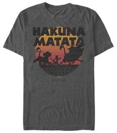 Men's Big & Tall Hakuna Silos Tops & Tees by Mad Engine in Charcoal Heather (Size 3XLT)