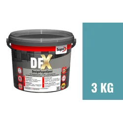 Sopro Bauchemie DFX DesignFugenEpoxi Fugenmörtel 3 kg Eimer Aqua 86