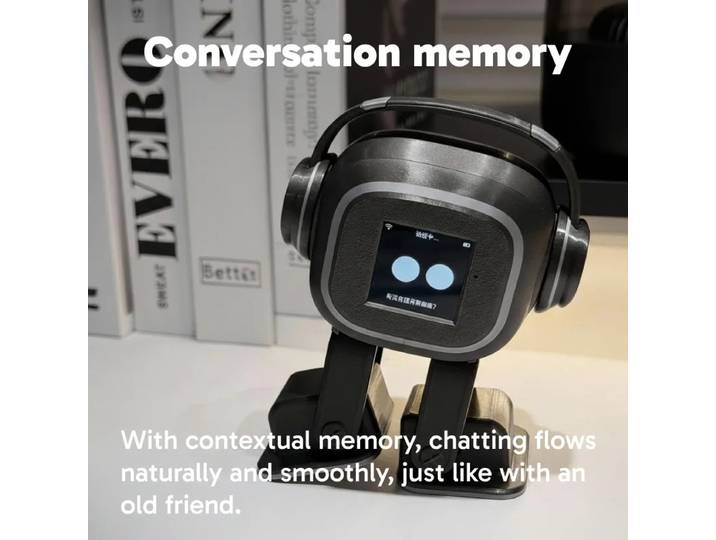 Robot IA Robot interactif de style EMO imprimé en 3D, assistant vocal, robot dansant et parlant avec personnalité IA personnalisable, bot de conversation