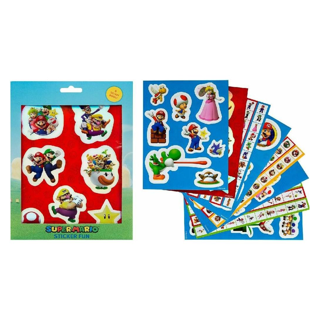 Super Mario Stickervel 5st (5 Sticker) (830.220061)