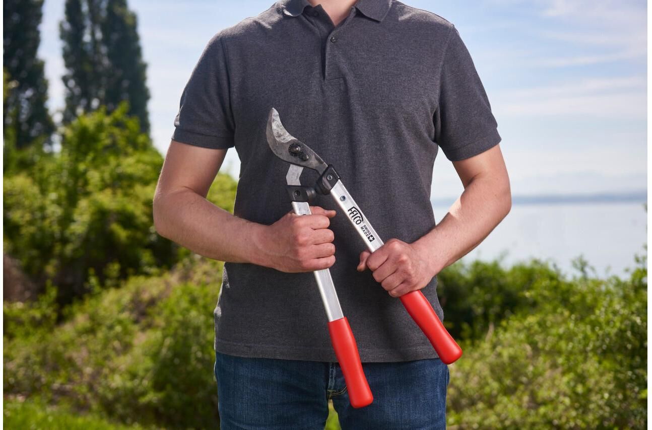 Astschere FELCO "211-40 400 mm", rot (rot, edelstahlfarben), Scheren, Astschere rot, edelstahlfarben Einheitsgröße