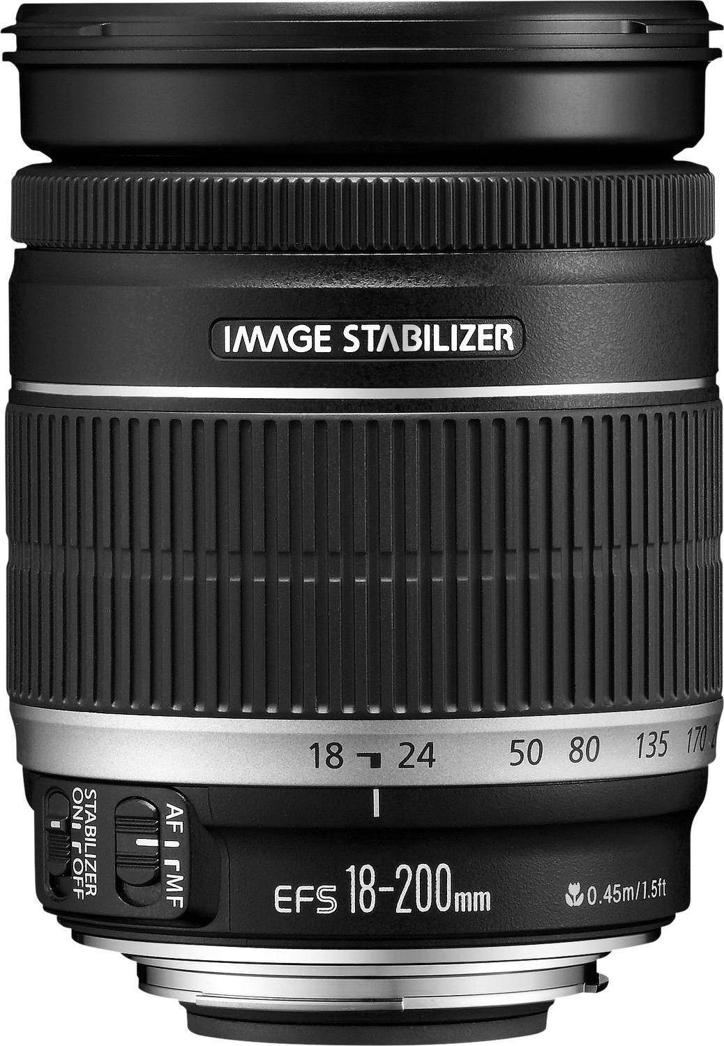 Canon EF-S 18-200mm f/3.5-5.6 IS, 16/12, 18 - 200 mm, Bildstabilisator, Canon EF-S