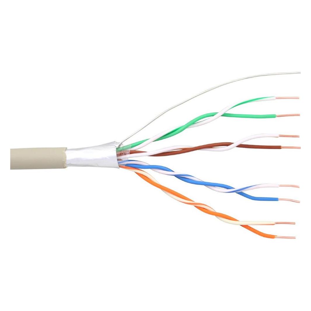 Eneroid Telefon-Kabel 8-adrig, 4x2x0,6mm, zum Verlegen, 100m Rolle (TC76850-100KARTON)