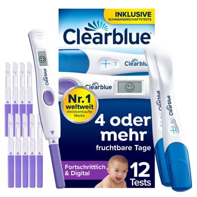 Clearblue Ovulation u.Schwangerschaftstest Kombip. 12 St Kombipackung
