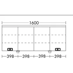 Burgbad Spiegelschrank Sinea Hochglanz 640x1600x180 Trend- oder RAL-Farbe Hochglanz, SPRV160F5270 SPRV160F5270