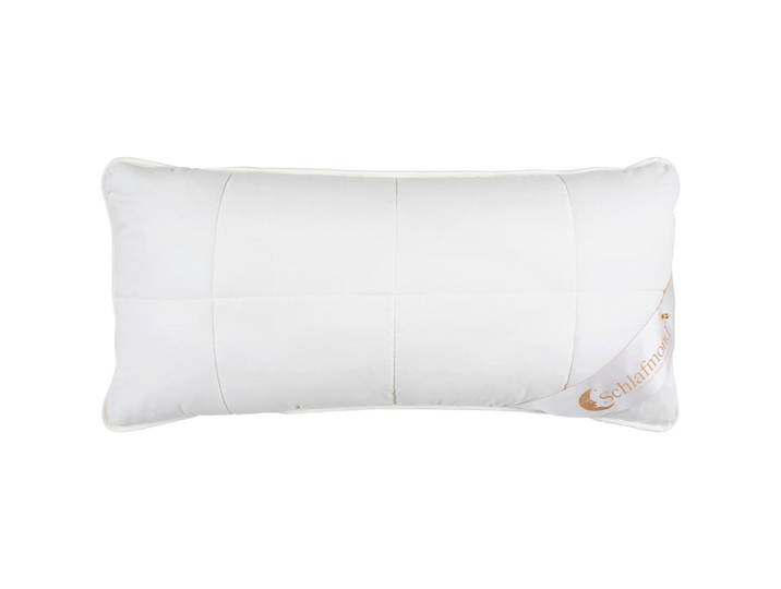 Schlafmond Kopfpolster Dornröschen, Creme, Karo, Füllung: Hohlfaser,Polyester, Faserbällchen, Vlies, Hohlfaser, Lyocell, Kapok, 40x80 cm, Oeko-Tex® Standard 100, Heimtextilien, Kopfpolster & Bettdecken, Kopfkissen, Kopfpolster