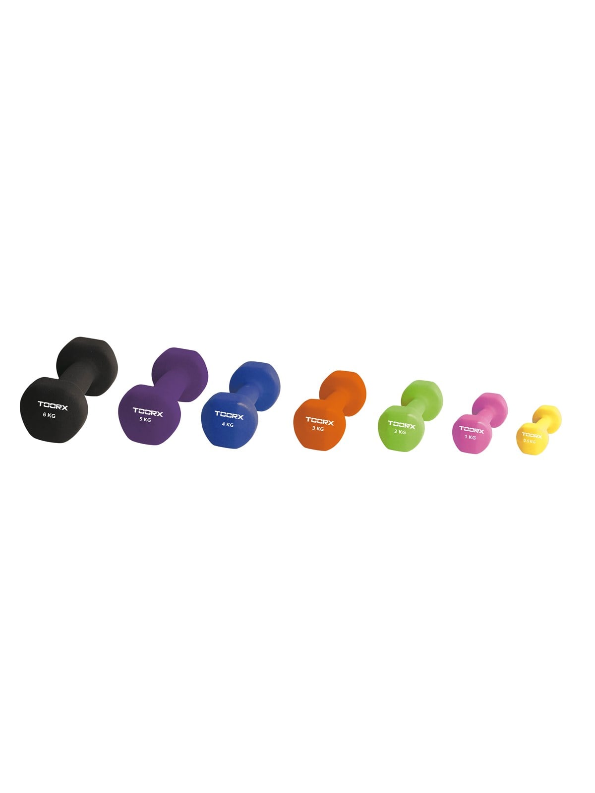 Toorx 2 kg. Neoprene dumbbell