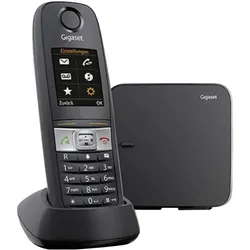 Gigaset E630 (DE-Version), Telefon, Schwarz