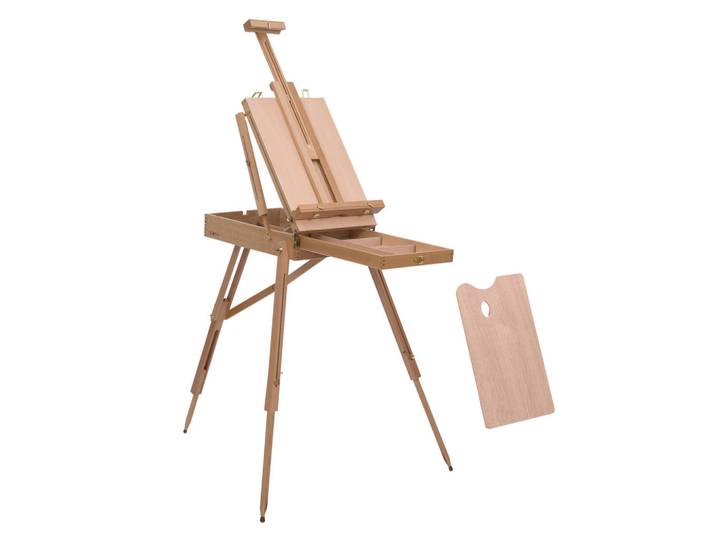 ComfortXL Staffelei De-16655 Hellbuche, Braun, 18x55x40 cm, Dekoration, Malbedarf & Bastelbedarf