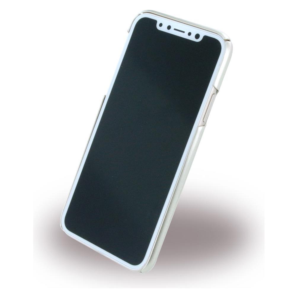 cyoo Burshed Stand - Hardcover - Apple iPhone X - Gold (CY119433)
