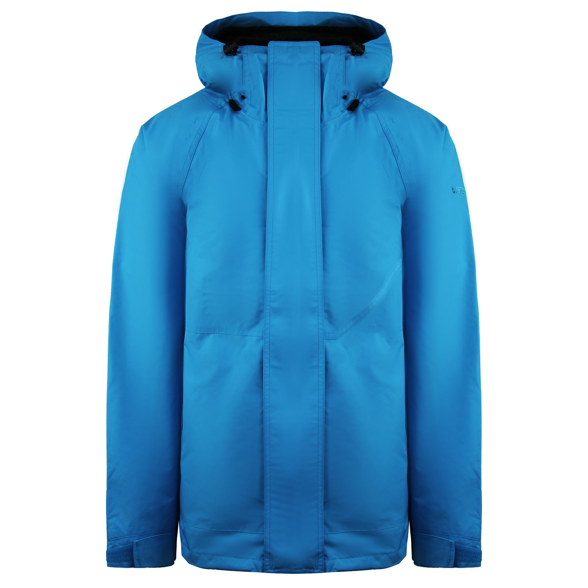 Vans Zip Up Hooded Blue Heren Landen Geïsoleerde Jas VICB0A3