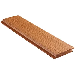 18x103 mm NATURinFORM WPC Fassadenprofil, "Die Gestaltende Exklusiv XL", Bernsteinbraun, einseitig geprägt, matt, Deckmaß: 99mm