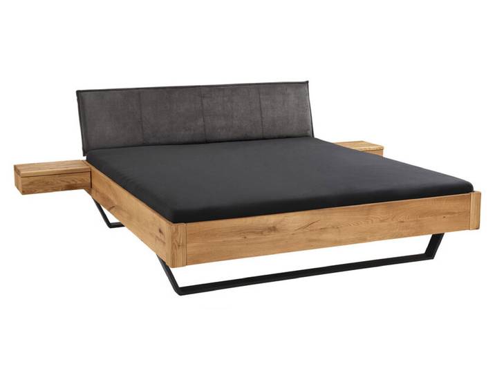 Bettgestell VI 140 x 200 cm braun/ anthrazit