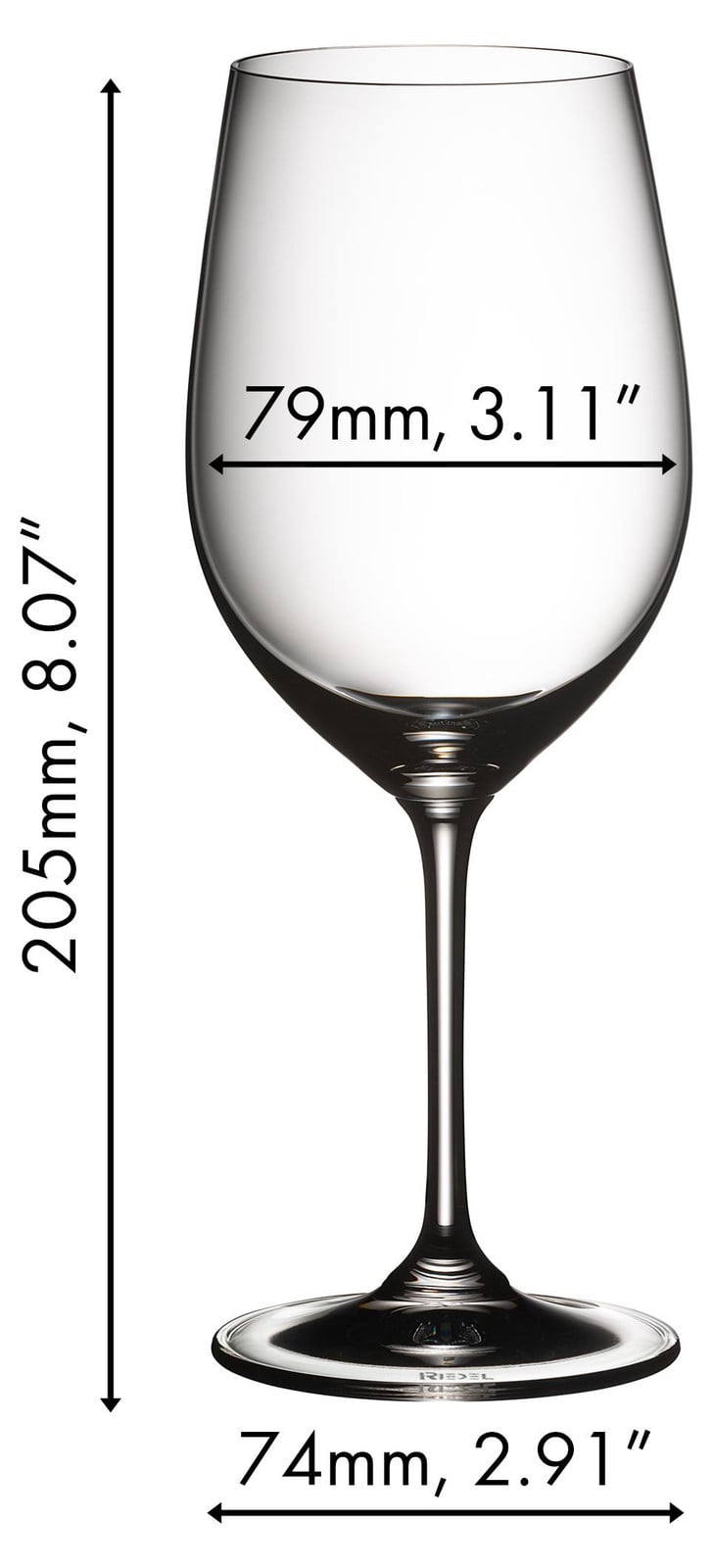 Riedel Fatto A Mano Pinot Noir Glas - Oranje