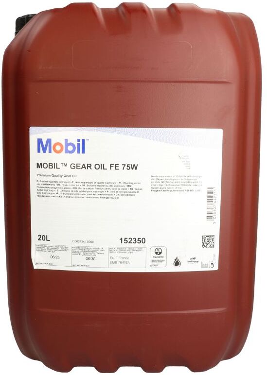 Getriebeöl MOBIL 152350 MOBILGEAR FE 75W 20L