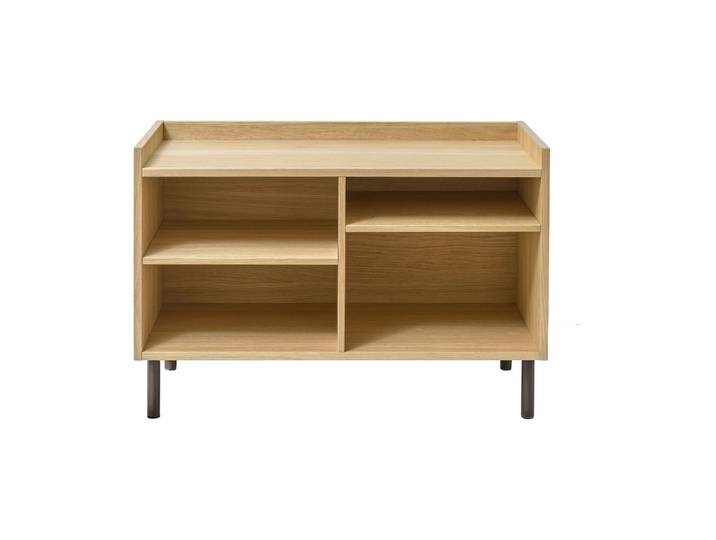 Maze Banc de rangement Gentle Chêne, 78x53x35 cm