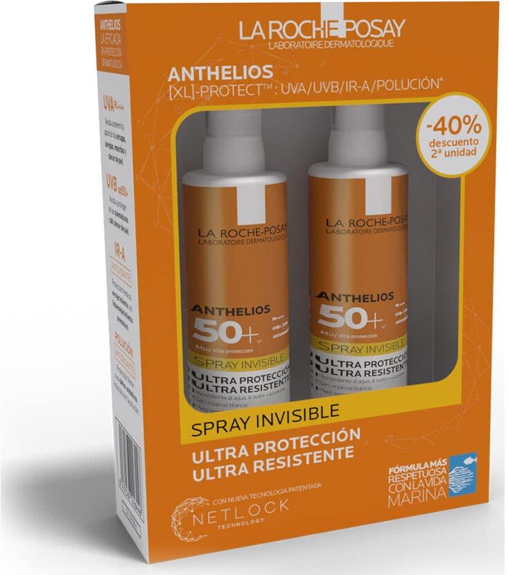 LA ROCHE POSAY La Roche-Posay Anthelios Spray Invisible SPF50 2x200 ml