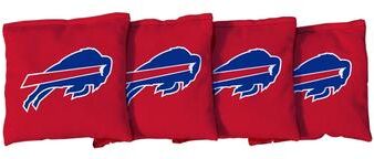 Skip's Garage Buffalo Bills NFL Football Red Cornhole Bags