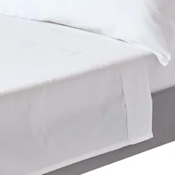 SATIN-BETTLAKEN ohne Gummizug, Bio-Baumwolle, Fadendichte 400