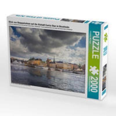 CALVENDO Puzzle Blick von Skeppsholmen auf die Altstadt Gamla Stan in Stockholm 2000 Teile Lege-Größe 90 x 67 cm Foto-Puzzle Bild von Christian