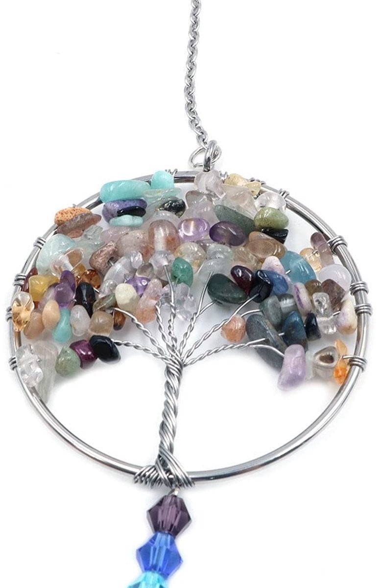 Dailygoods Wind Chime Kristallen Regenboog Hanger voor Decoratie in de Woonkamer