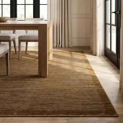 Style Haven Wade Tonal Border Wool Blend Area Rug