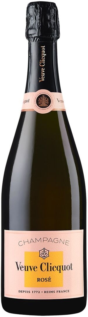 Veuve Clicquot Champagne rosé .