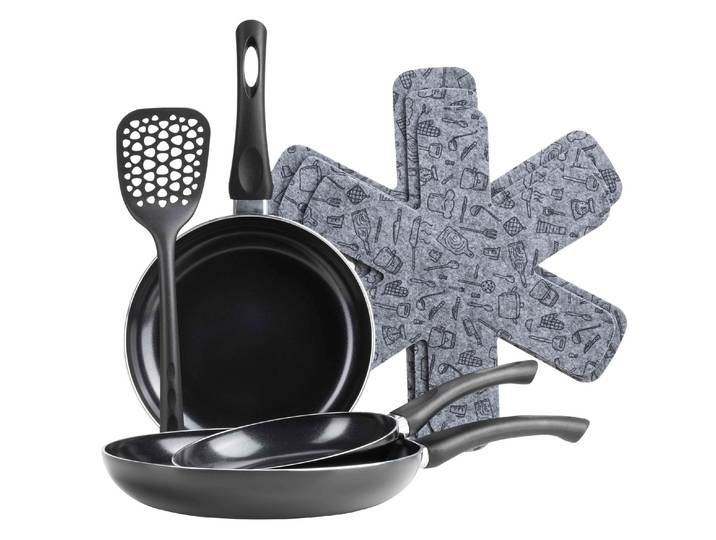 Pfannen-Set MÄSER Ezaki , schwarz, Pfannen, Pfannen-Set